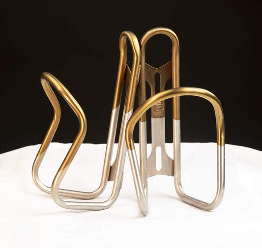 SILCA STRAW/SICURO BOTTLE CAGES MATTE BOURBON