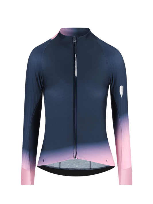 Q36.5 GREGARIUS HYBRID COLLAR FADE LONG SLEEVE WOMEN