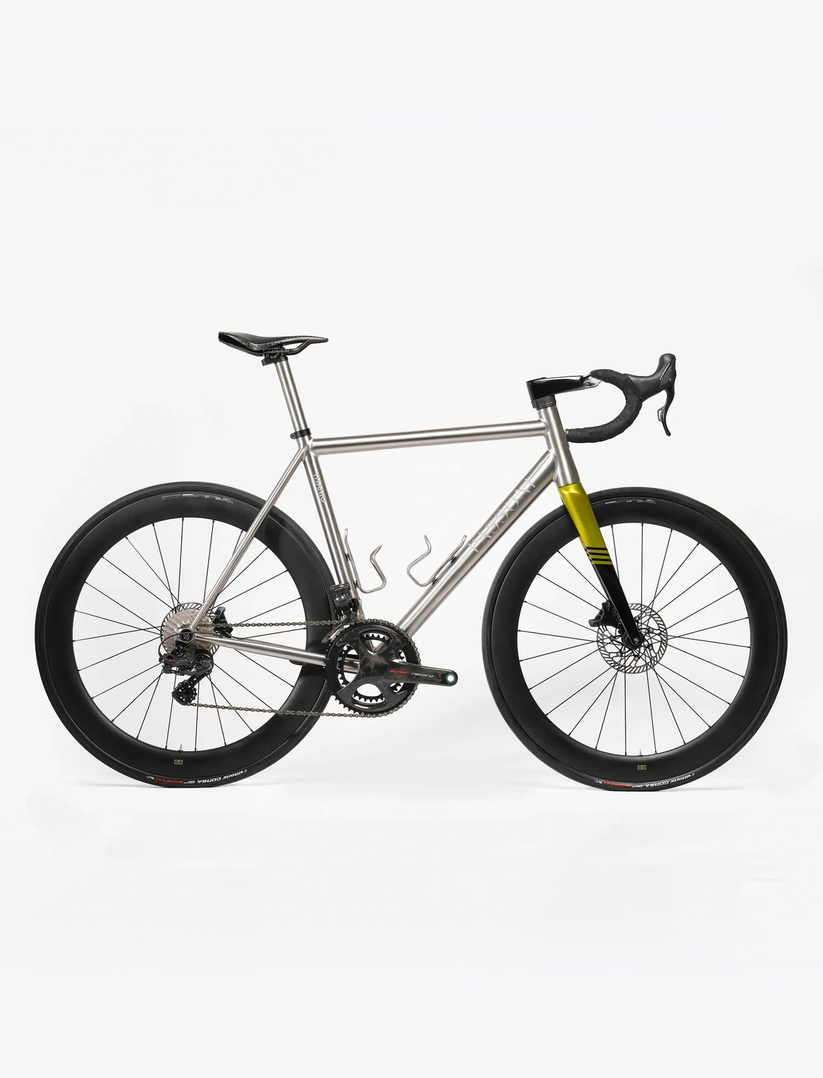 Titanium Gravel Bike Bici In Titanio Passoni Nevi Gravel Bike