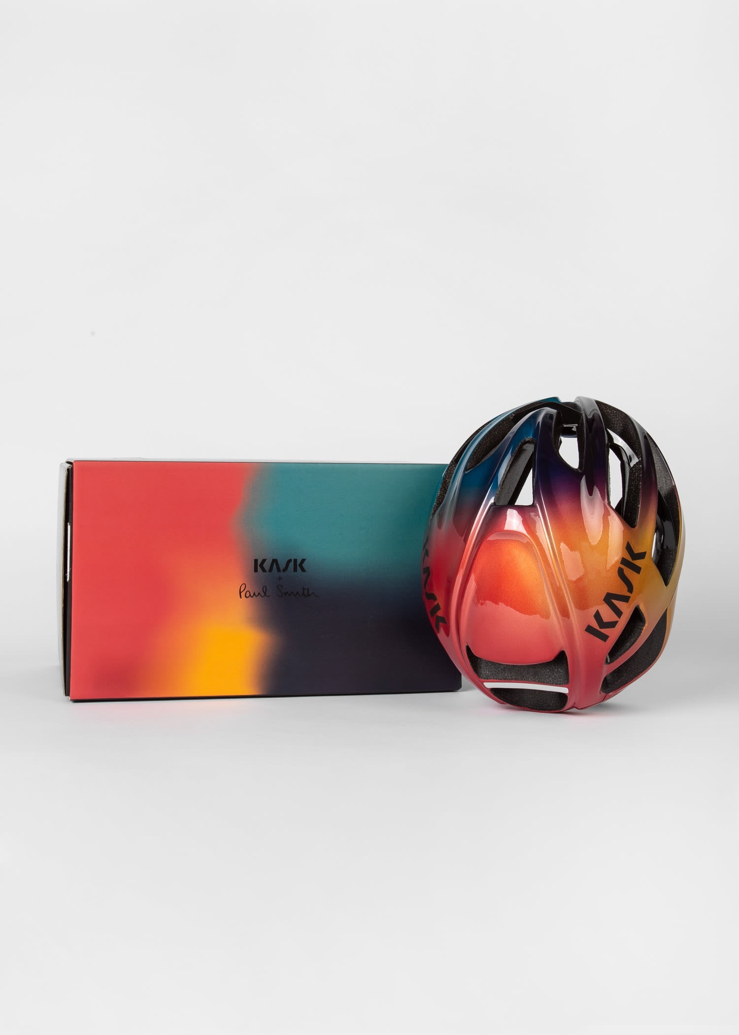 PAUL SMITH + KASK 'ARTIST STRIP FADE' PROTONE CYCLING HELMET (EXCLUSIVE)