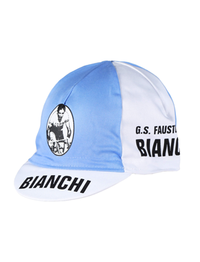 BIANCHI G.S FAUSTO COPPI- VINTAGE CYCLING CAP