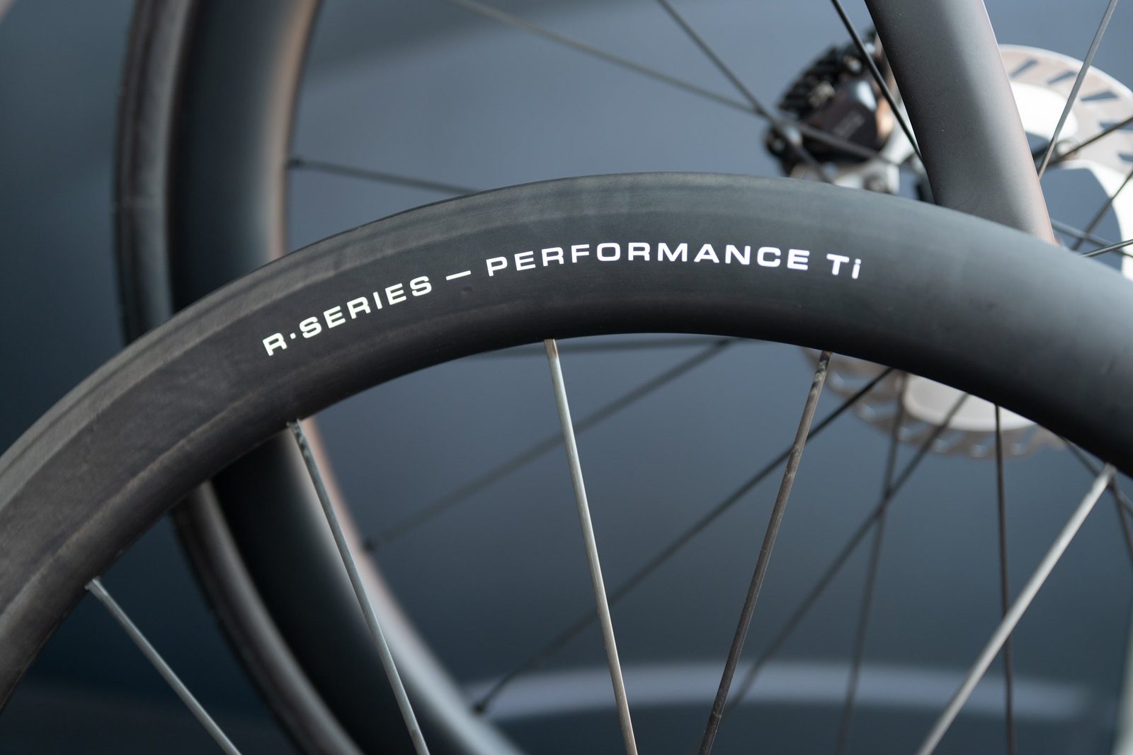 Partington R-Series Performance Ti carbon rim branding close-up
