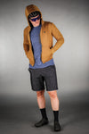 BIEHLER GRAVEL SHIRT MELANGE MARINE