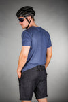 BIEHLER GRAVEL SHIRT MELANGE MARINE