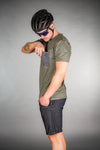 BIEHLER GRAVEL SHIRT MELANGE OLIVE