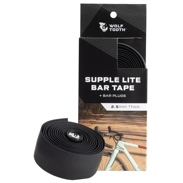 WOLF TOOTH SUPPLE LITE BAR TAPE + BAR PLUGS
